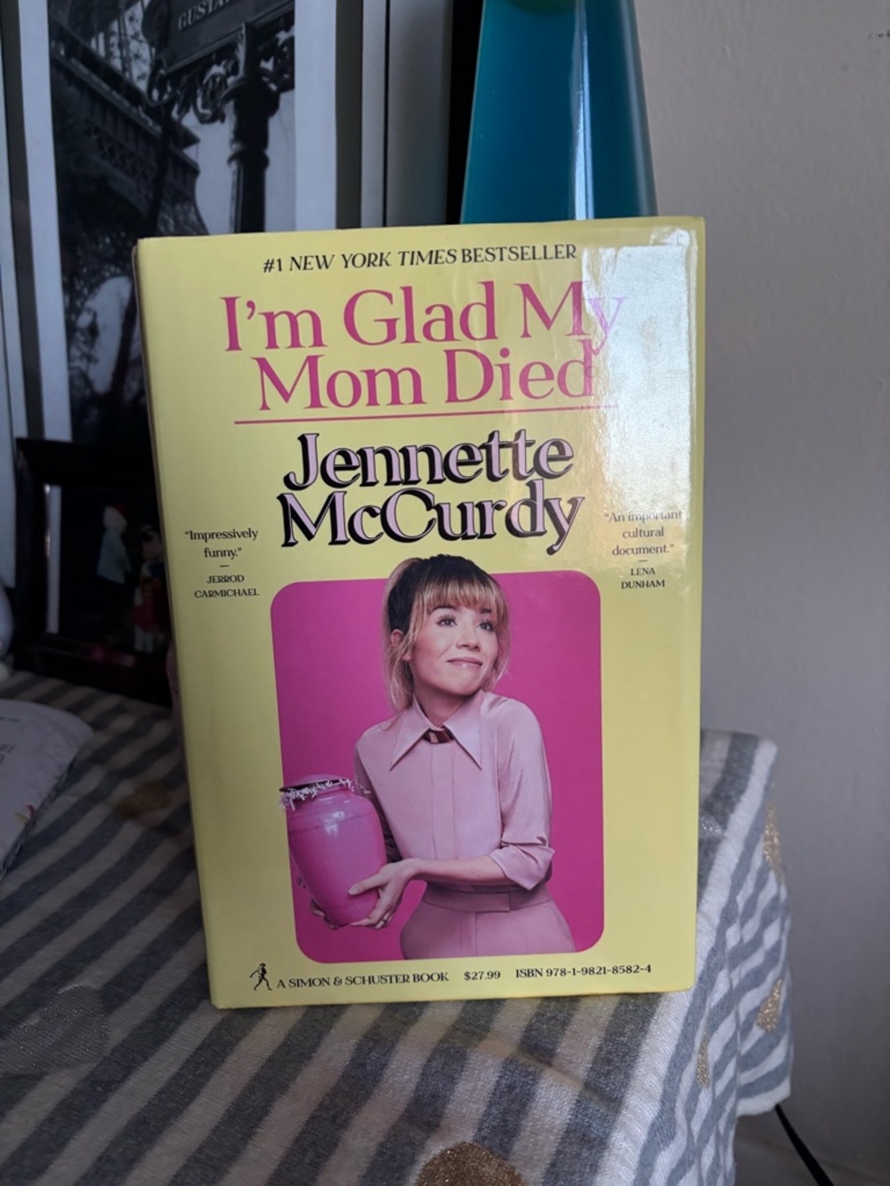 I'm Glad My Mom Died by Jennette McCurdy - Yellow & Pink Paperback